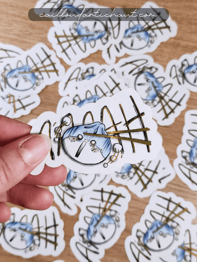 Sticker bao 4 variantes