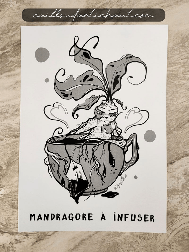 Mandragore à infuser - PRINT OPTION DORURE