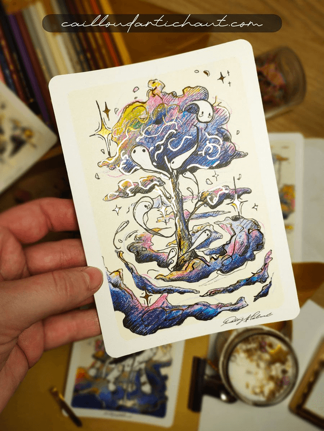 Rêve arbre aux esprits - PRINT DORÉ