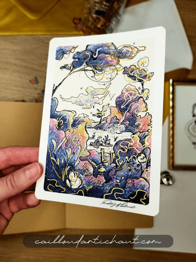 Rêve jardin d'Éden - PRINT DORÉ