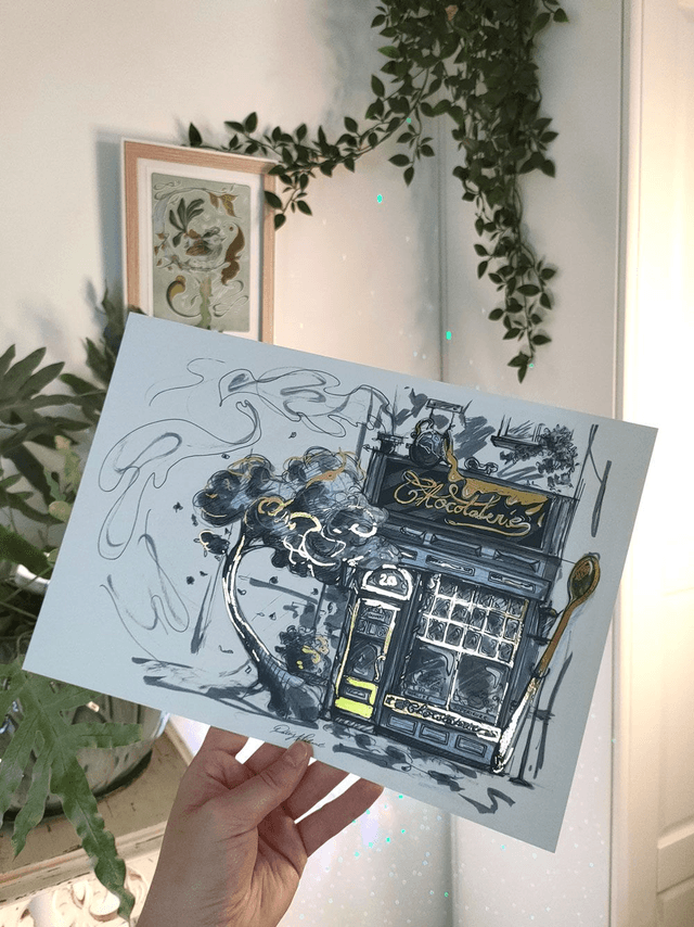 Devanture Chocolaterie - PRINT DORÉ