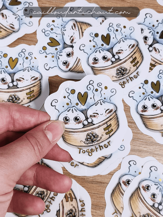 Sticker bao 4 variantes