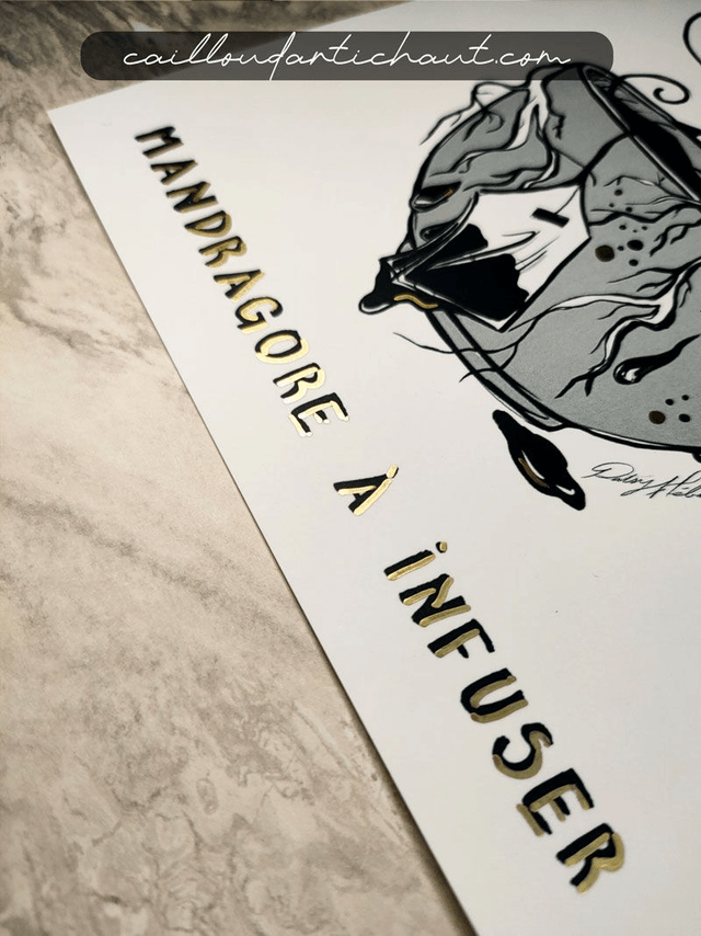 Mandragore à infuser - PRINT OPTION DORURE